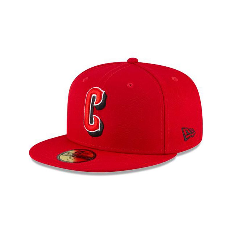 MLB Cincinnati Reds Ligature 59Fifty Fitted (LRQ5400) - Red New Era Caps